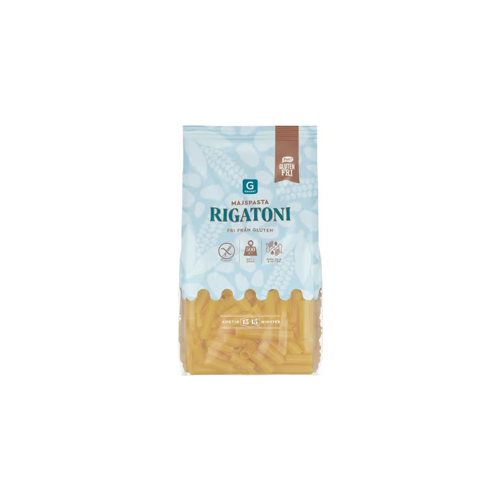 Produktbild för Rigatoni Majspasta Glutenfri 500g