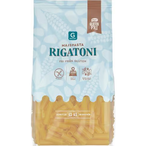 GARANT Rigatoni Majspasta Glutenfri 500g
