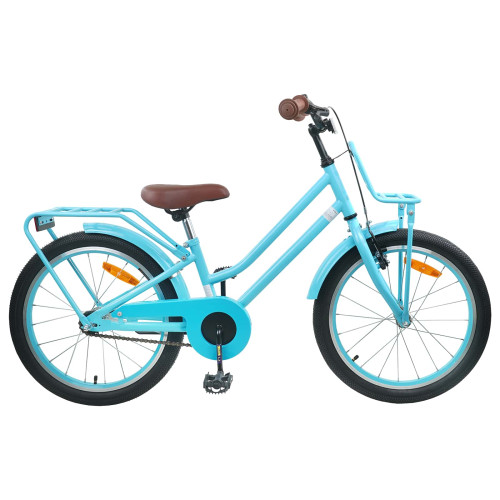 vidaXL Barncykel 22 Tum för 7-12 år gamla Ljusblå