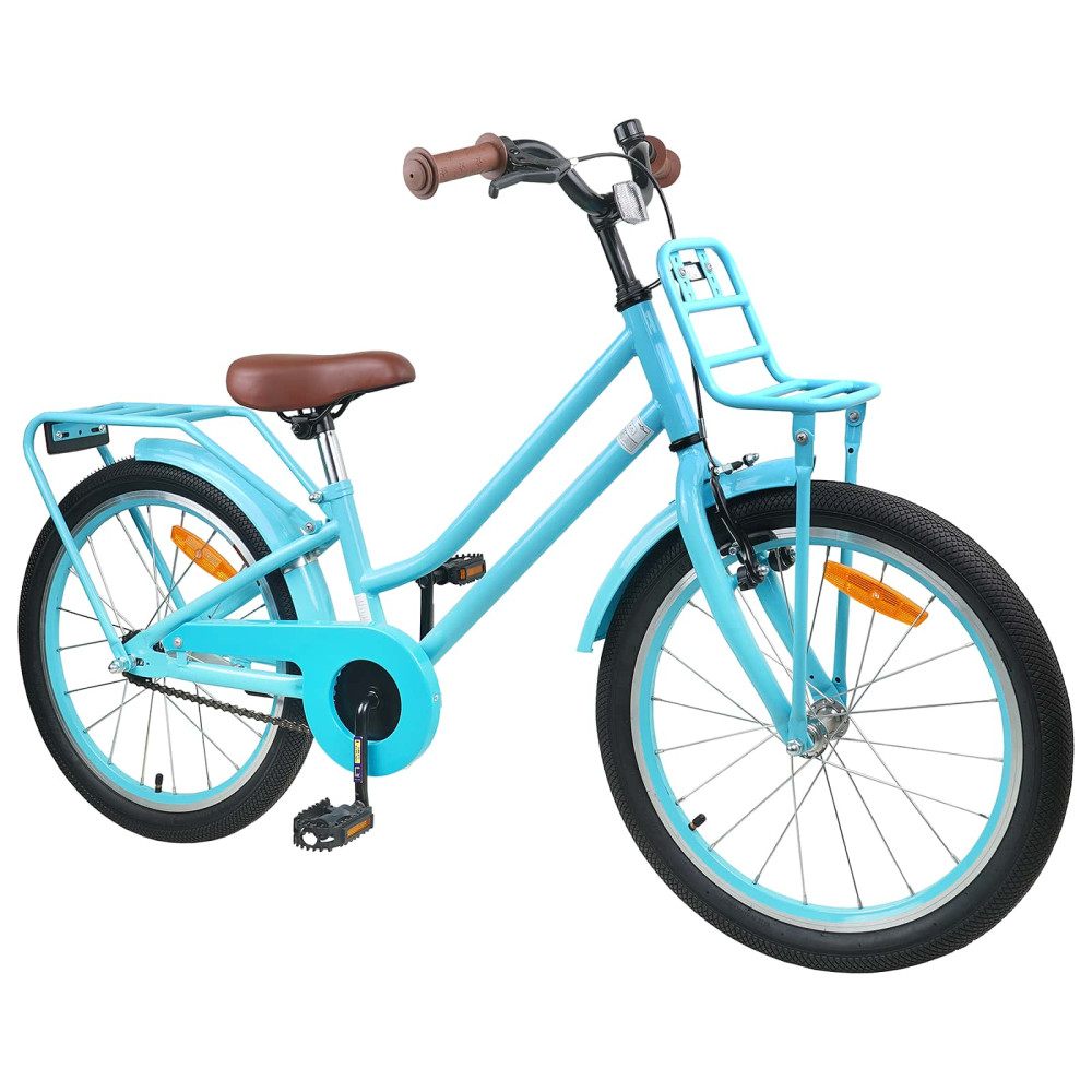 Produktbild för Barncykel 22 Tum för 7-12 år gamla Ljusblå