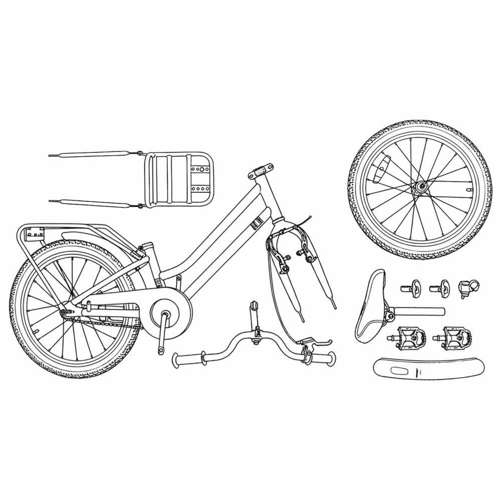 Produktbild för Barncykel 22 Tum för 7-12 år gamla Ljusblå
