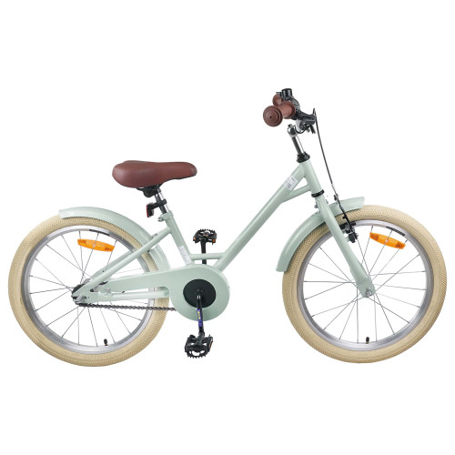 vidaXL Barncykel 20 Tum för 6-11 år gamla Ljusgrön