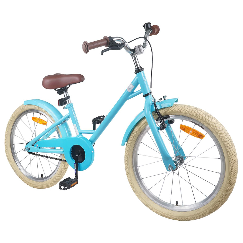 Produktbild för Barncykel 20 Tum för 6-11 år gamla Ljusblå