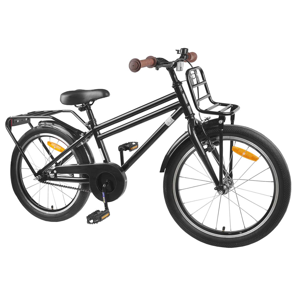 Produktbild för Barncykel 22 Tum för 7-12 år gamla Svart
