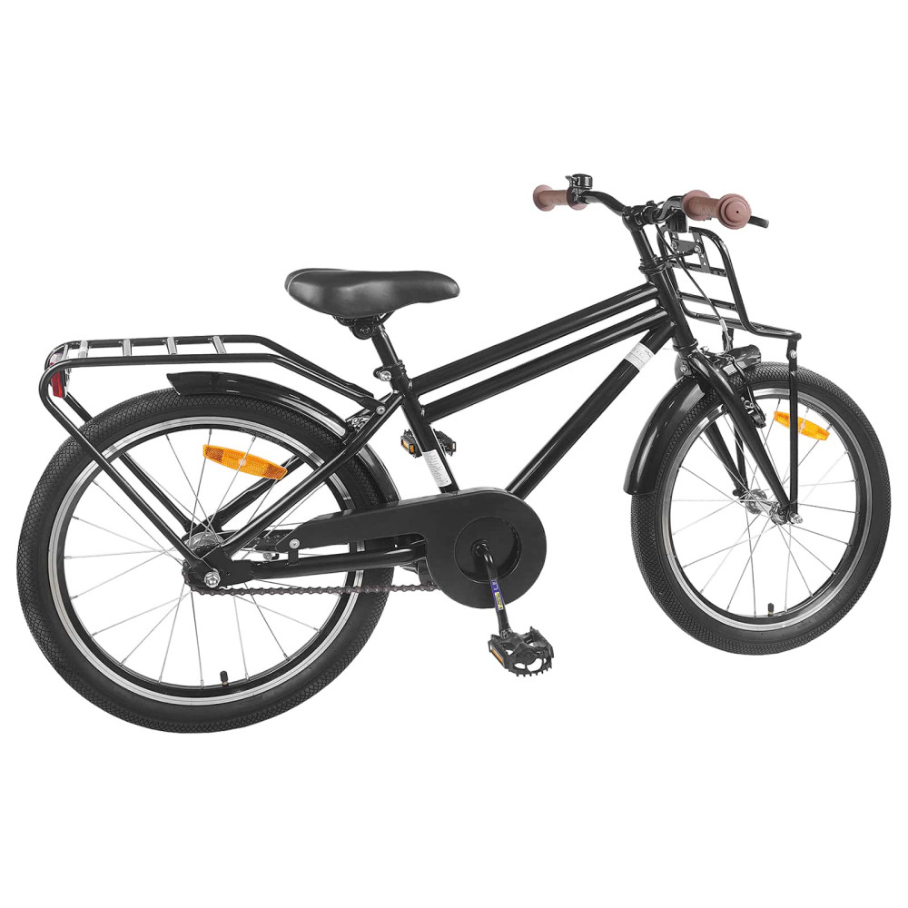 Produktbild för Barncykel 22 Tum för 7-12 år gamla Svart