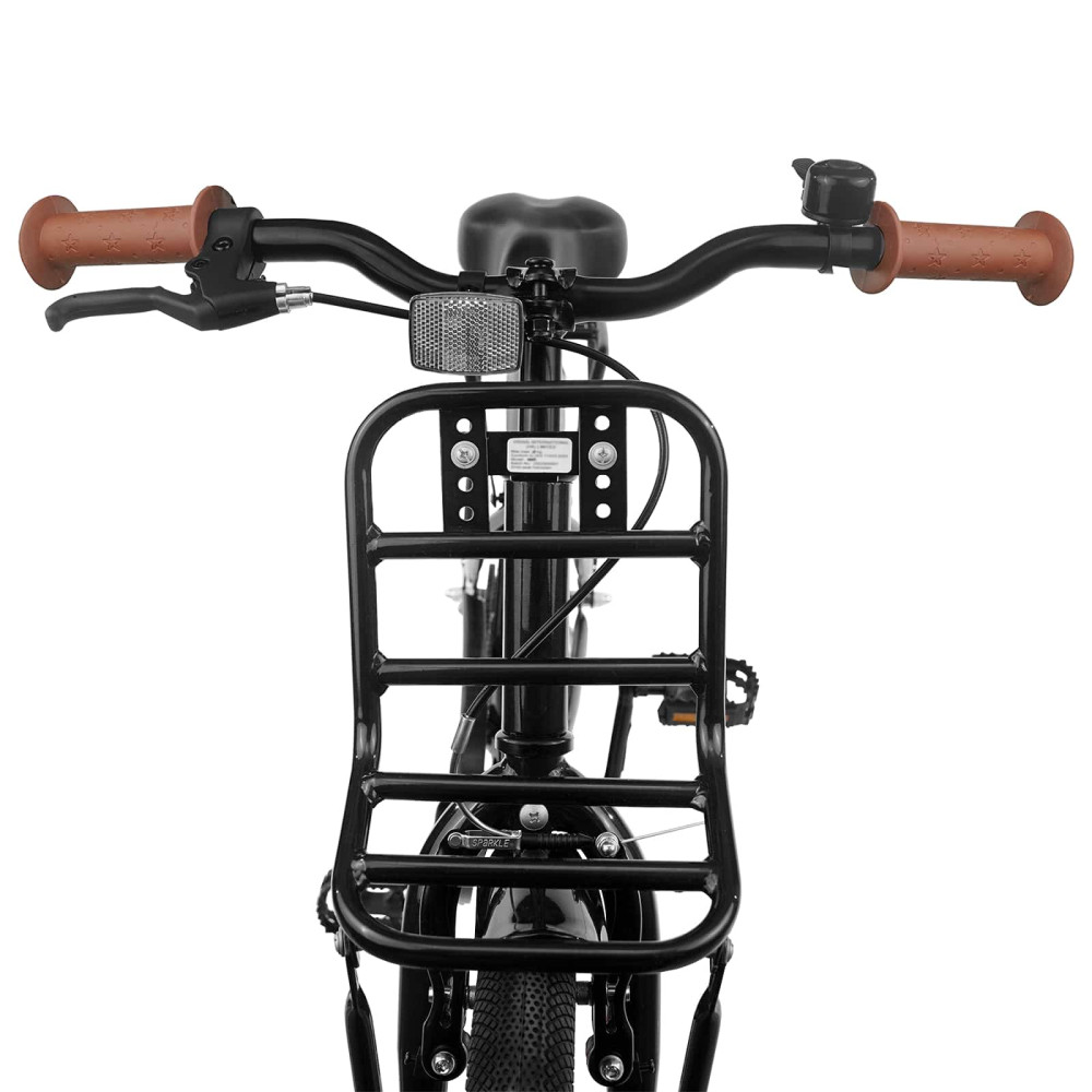 Produktbild för Barncykel 20 Tum för 6-11 år gamla Svart