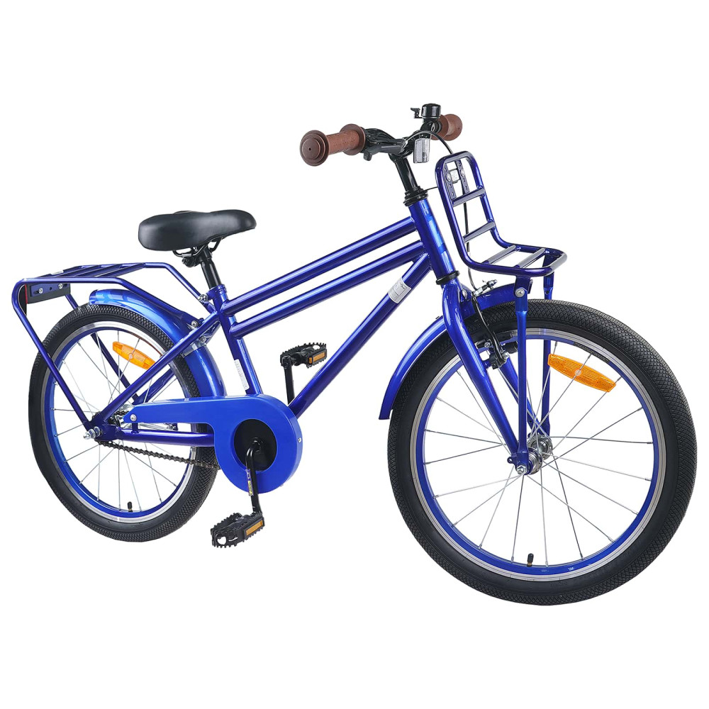 Produktbild för Barncykel 20 Tum för 6-11 år gamla Mörkblå