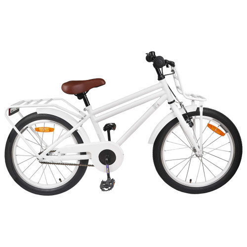 vidaXL Barncykel 22 Tum för 7-12 år gamla Vit