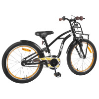 Produktbild för Barncykel 22 Tum för 7-12 år gamla Svart