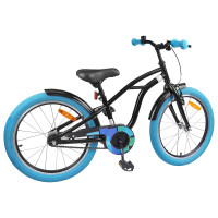 Produktbild för Barncykel 20 Tum för 6-11 år gamla Svart