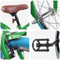 Produktbild för Barncykel 20 Tum för 6-11 år gamla Grön