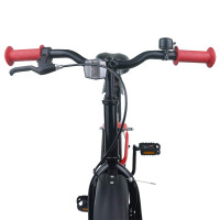 Produktbild för Barncykel 20 Tum för 6-11 år gamla Röd och Svart