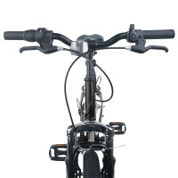 Produktbild för Barncykel 20 Tum 6-Speed för 6-11 år gamla Svart