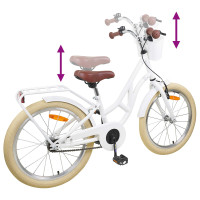 Produktbild för Barncykel 20 Tum 6-11 Vit