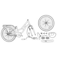 Produktbild för Barncykel 20 Tum 6-11 Vit