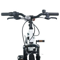 Produktbild för Mountainbike 20 Tum 6-Hastighet för 5-8 år gammal Vit