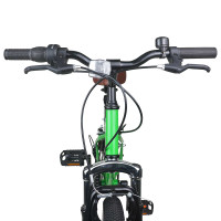 Produktbild för Mountainbike 24 Tum 6-Hastighet för 8-12 år gamla Grön