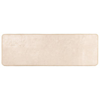 Produktbild för Mattlöpare Enfärgad MARSA Kräm 50 x 100 cm Polyester och PVC