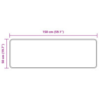 Produktbild för Mattlöpare MARSA Kräm 50 x 150 cm Polyester och PVC