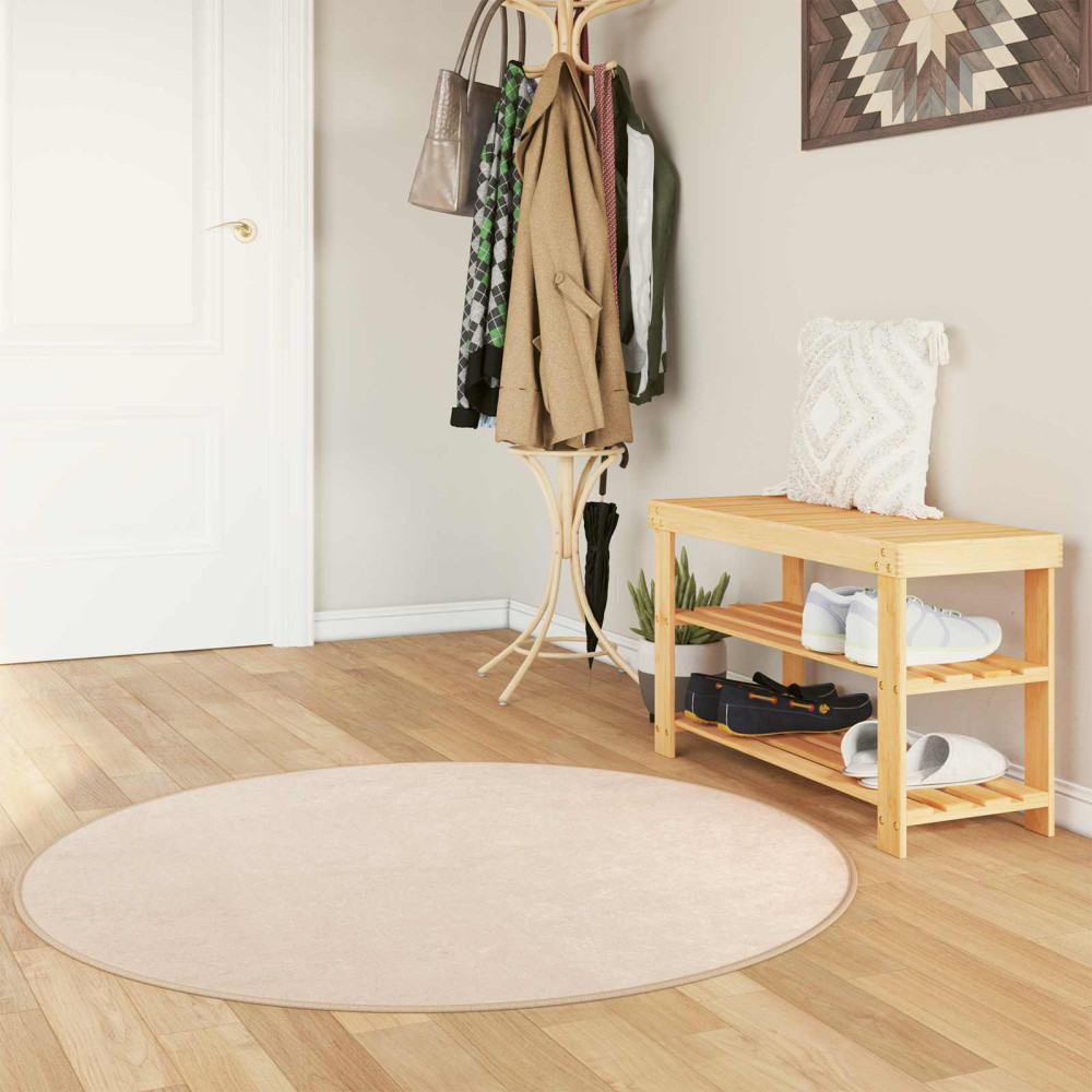Produktbild för Mattlöpare MARSA Kräm 120 x 120 cm Polyester och PVC