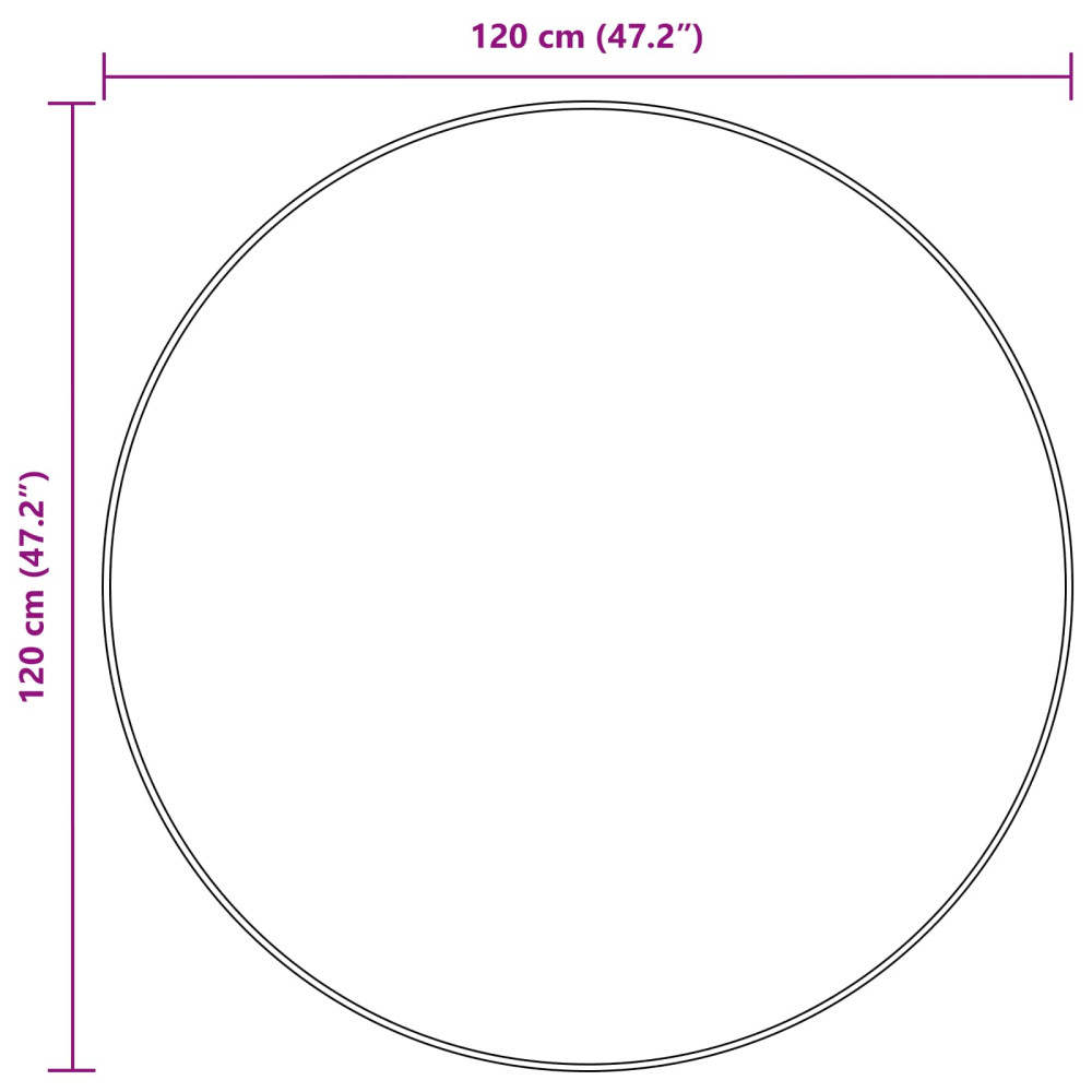 Produktbild för Mattlöpare MARSA Kräm 120 x 120 cm Polyester och PVC