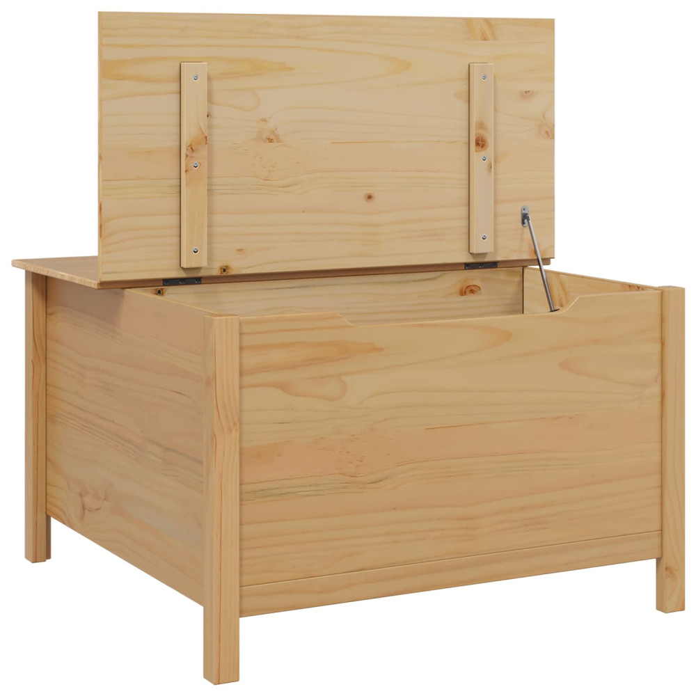 Produktbild för Kaffeebord HILL Honung brun 79,5 x 79,5 x 49 cm Massiv furu