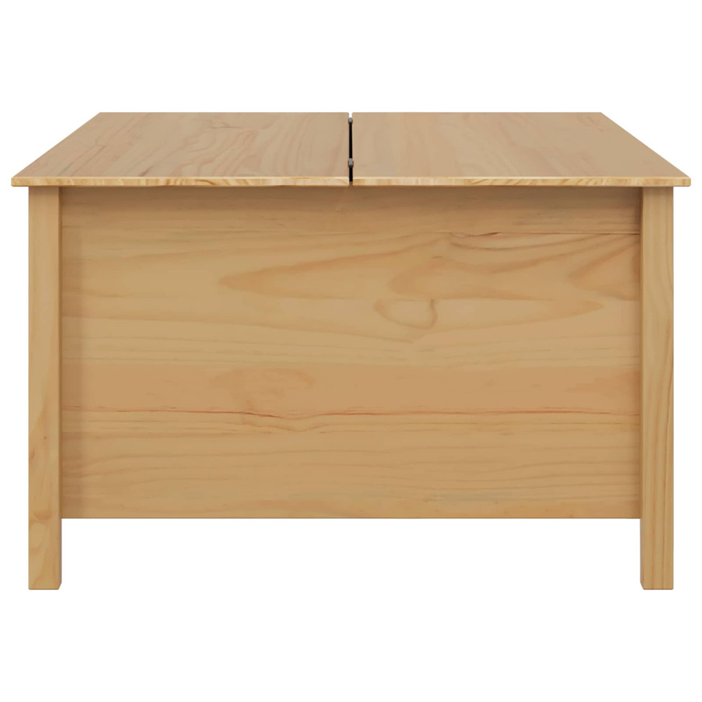 Produktbild för Kaffeebord HILL Honung brun 79,5 x 79,5 x 49 cm Massiv furu