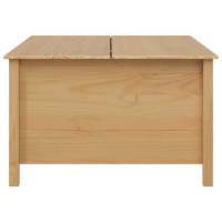 Produktbild för Kaffeebord HILL Honung brun 79,5 x 79,5 x 49 cm Massiv furu