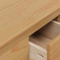 Produktbild för Kaffeebord HILL Honung brun 79,5 x 79,5 x 49 cm Massiv furu