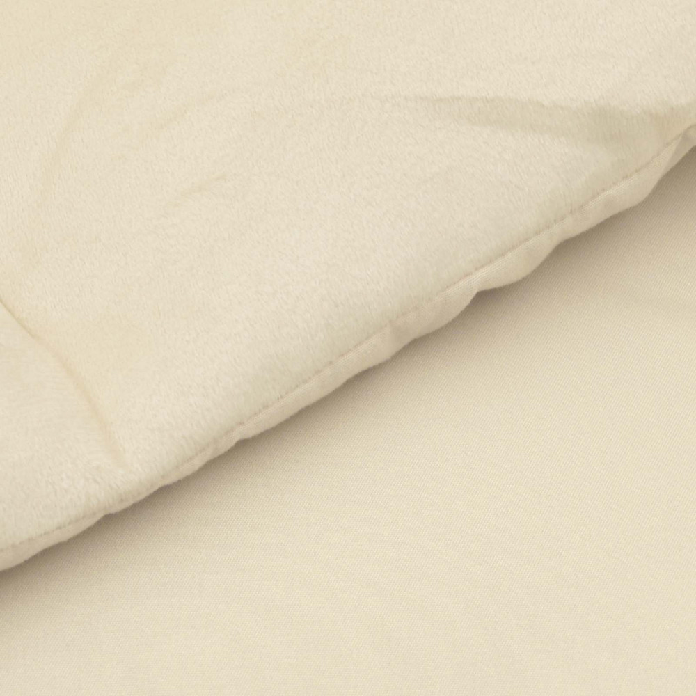 Produktbild för Full Års-Duvet Quiltad Kräm 140 x 220 cm Mikrofiber