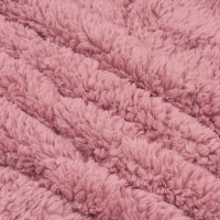 Produktbild för Vinter Täcke Rosa 220 x 240 cm Mikrofiber och Teddyfleece