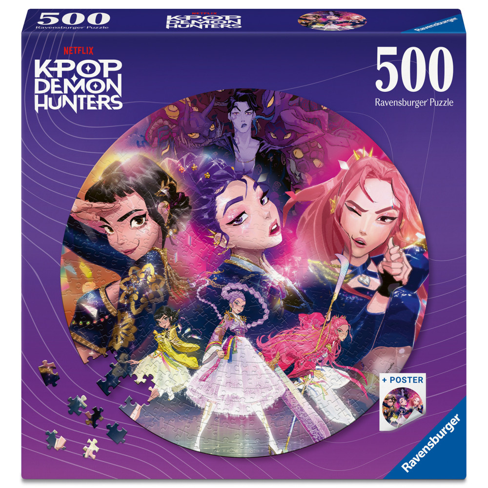 Produktbild för K-Pop Demon Hunters Pussel 500p circle