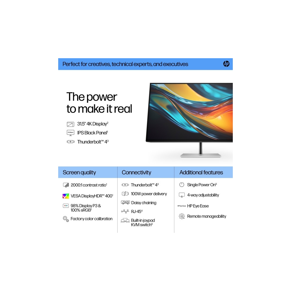 Produktbild för HP 732pk - Series 7 Pro - LED-skärm - 4K - 32" - HDR