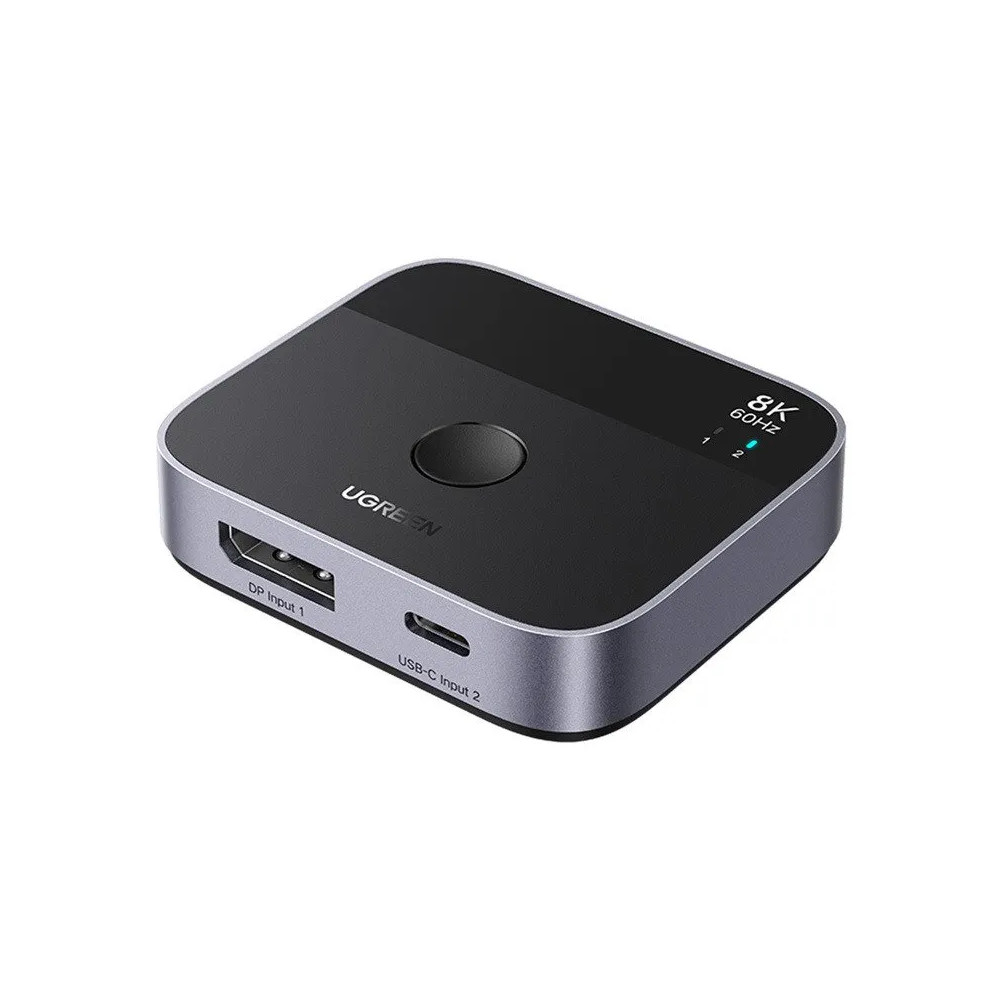 Produktbild för USB-hub Ugreen Switch DisplayPort/USB-C till USB-C
