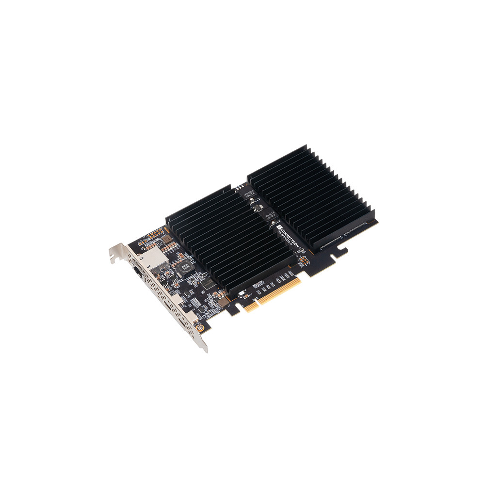 Produktbild för Sonnet McFiver Dual M.2 NVMe SSD 10GbE USB-C PCIe Karte