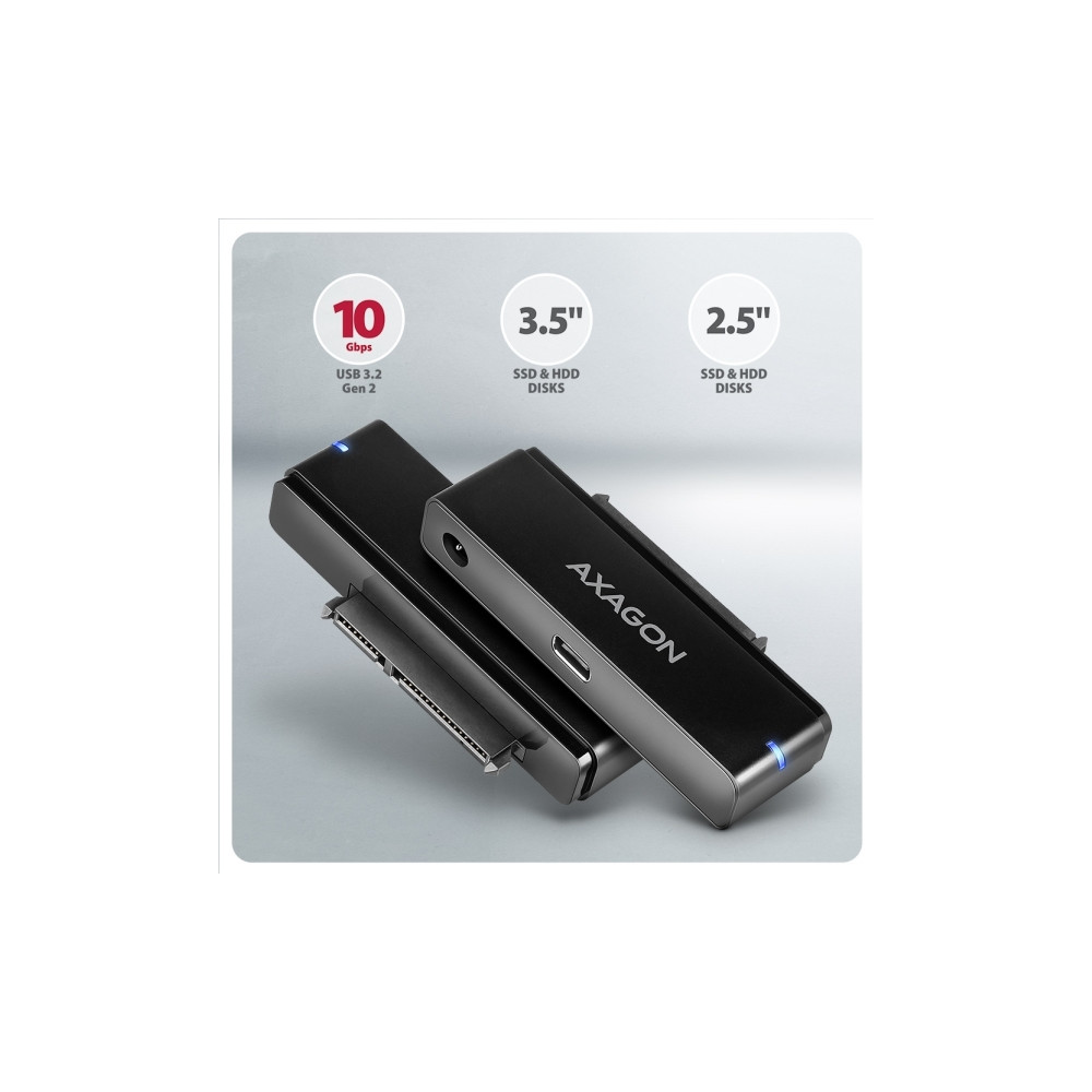 Produktbild för AXAGON - gränssnittsadapter - SATA 6Gb/s - USB-C