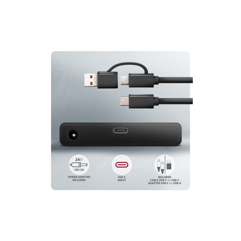 Produktbild för AXAGON - gränssnittsadapter - SATA 6Gb/s - USB-C