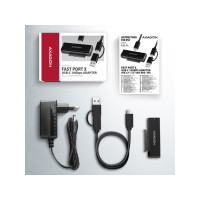 Produktbild för AXAGON - gränssnittsadapter - SATA 6Gb/s - USB-C