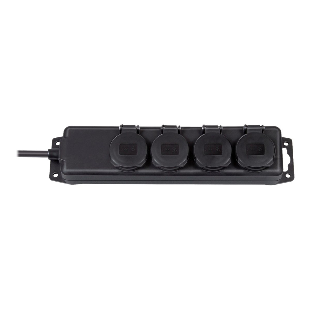 Produktbild för brennenstuhl Extension socket IP44 4-way black 2m H07RN-F 3G1,5 - effektband