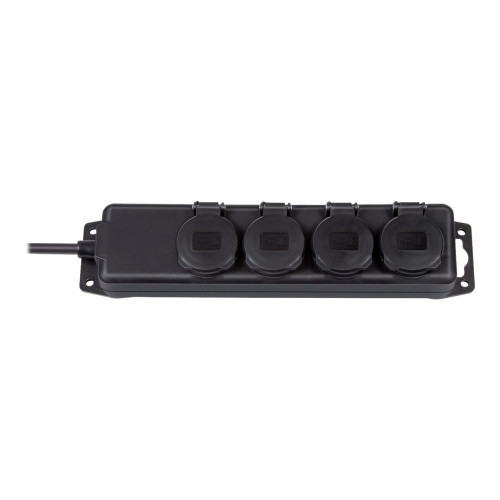 Brennenstuhl brennenstuhl Extension socket IP44 4-way black 2m H07RN-F 3G1,5 - effektband