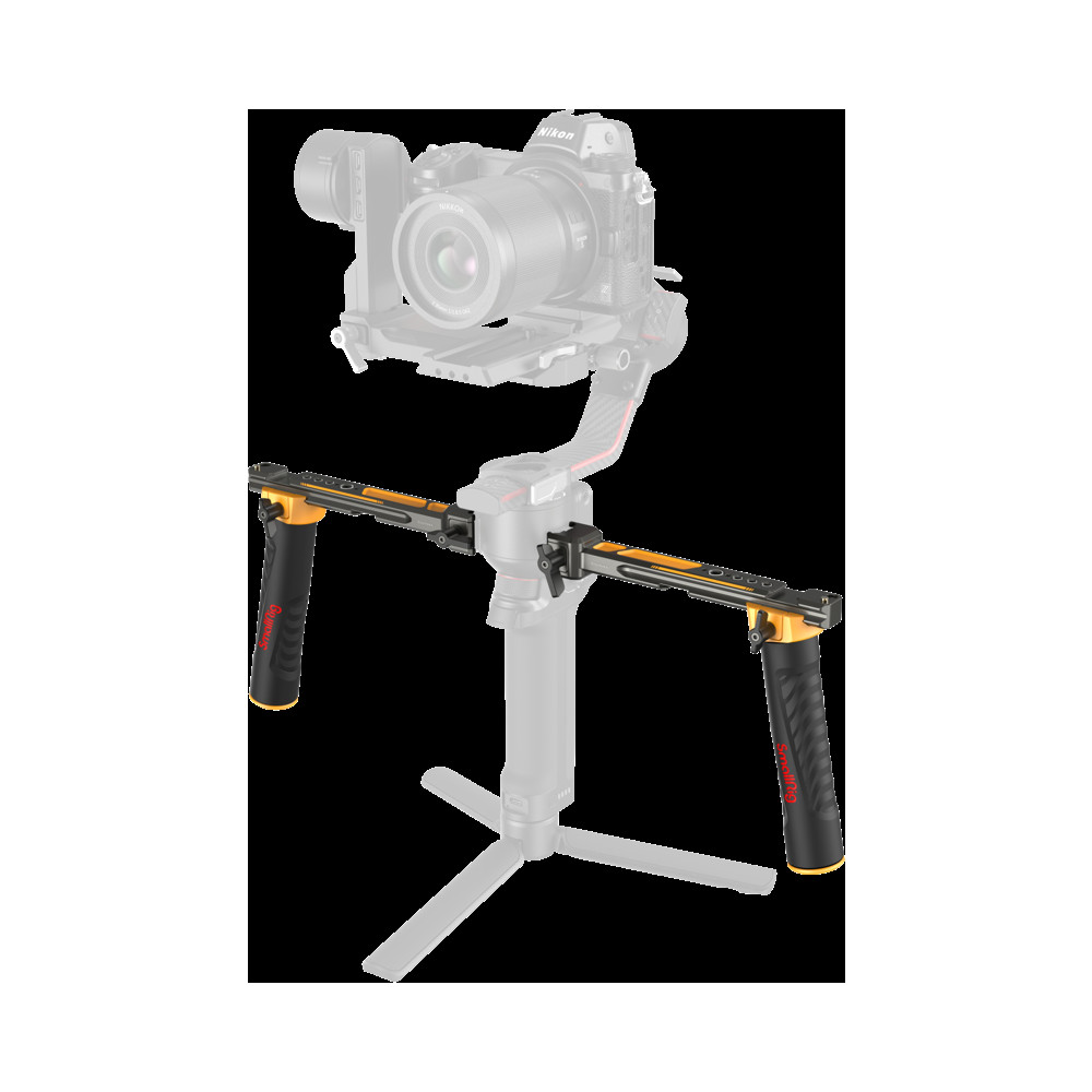 Produktbild för SmallRig 5526 Dual Handgrip for DJI RS 2 / RSC 2 / RS 3 / 3 Pro / RS 4 / 4 Pro（BumbleBee Edition)