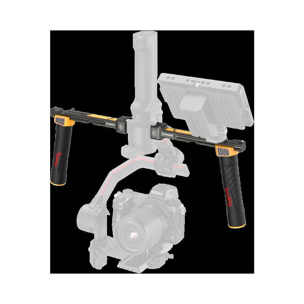 Produktbild för SmallRig 5526 Dual Handgrip for DJI RS 2 / RSC 2 / RS 3 / 3 Pro / RS 4 / 4 Pro（BumbleBee Edition)