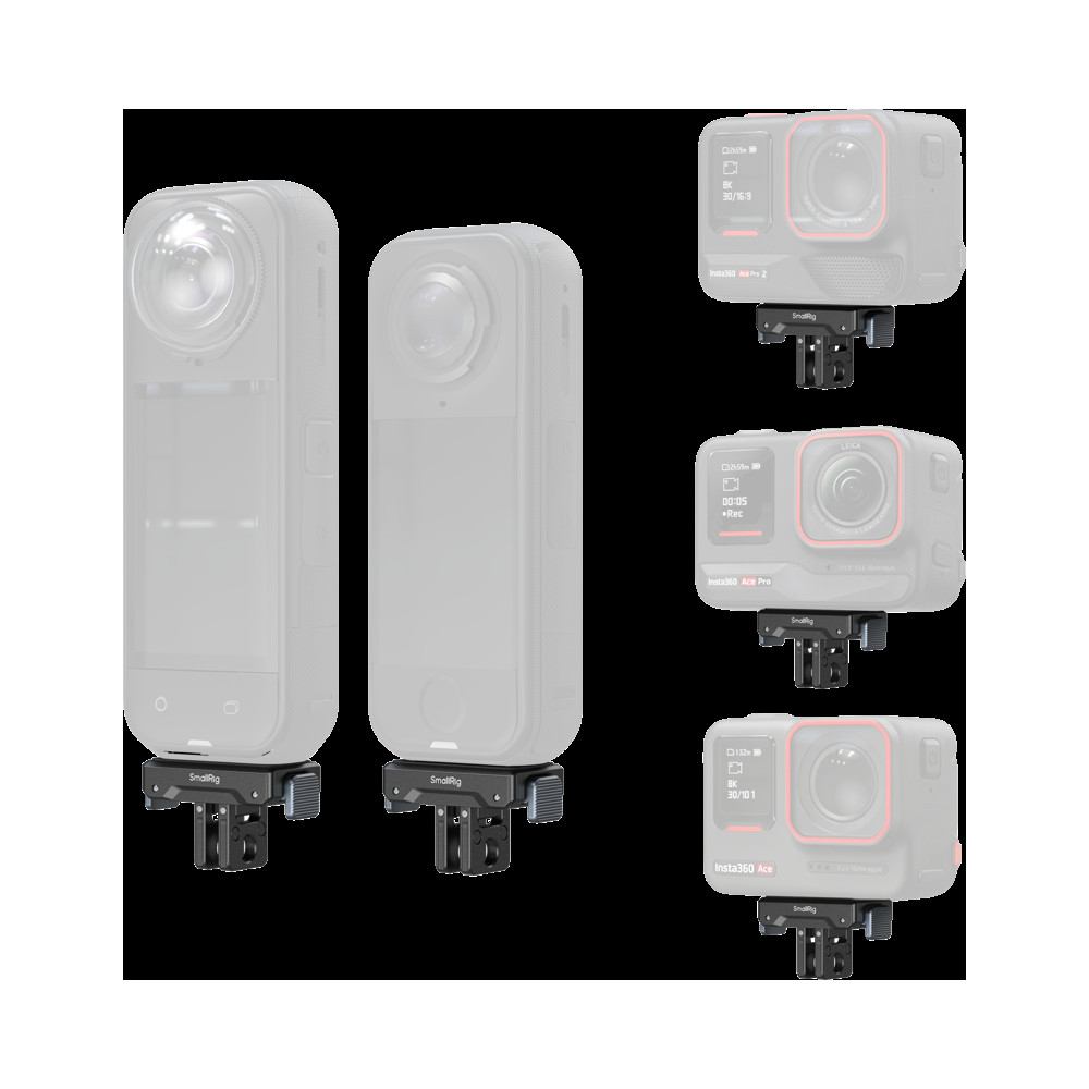 Produktbild för SmallRig 5814 Quick Release Mount Adapter for Insta360 X5 / X4 Air / Ace Pro 2 / Ace Pro / Ace