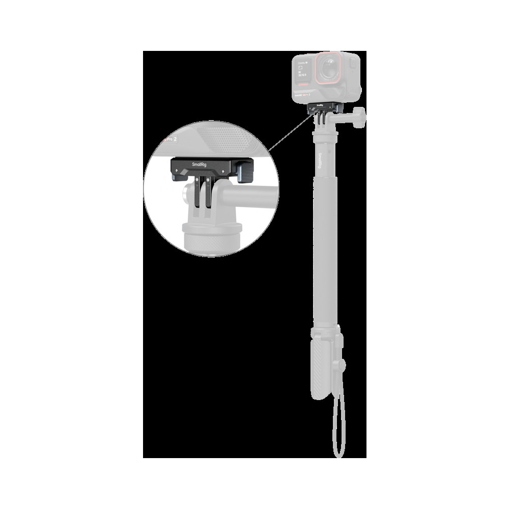 Produktbild för SmallRig 5814 Quick Release Mount Adapter for Insta360 X5 / X4 Air / Ace Pro 2 / Ace Pro / Ace