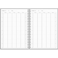 Produktbild för Kalender Study A5 stone 26/27