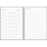 Produktbild för Kalender Study A5 stone 26/27