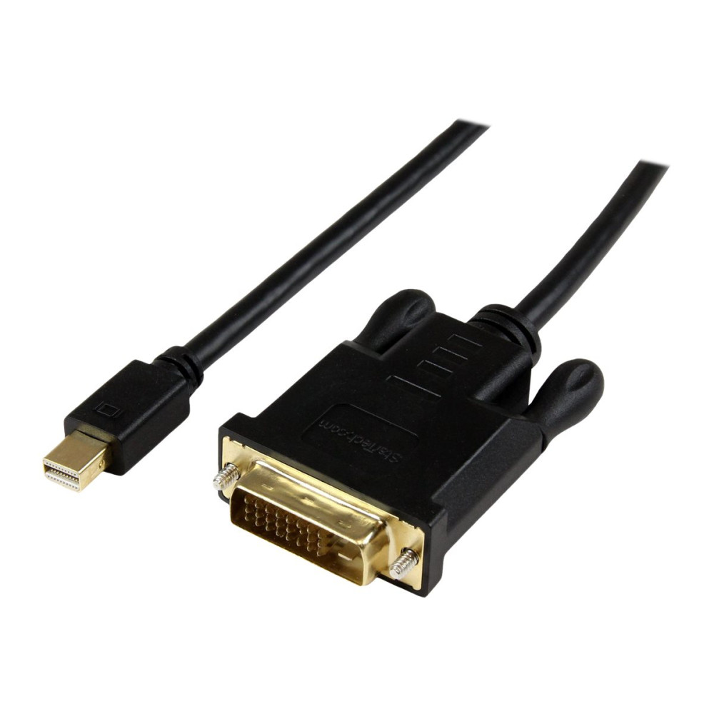 Produktbild för StarTech.com Aktiv konverteraradapterkabel för Mini DisplayPort till DVI på 1,8 m - mDP till DVI 1920x1200 - Svart - DisplayPort-kabel - 1.8 m