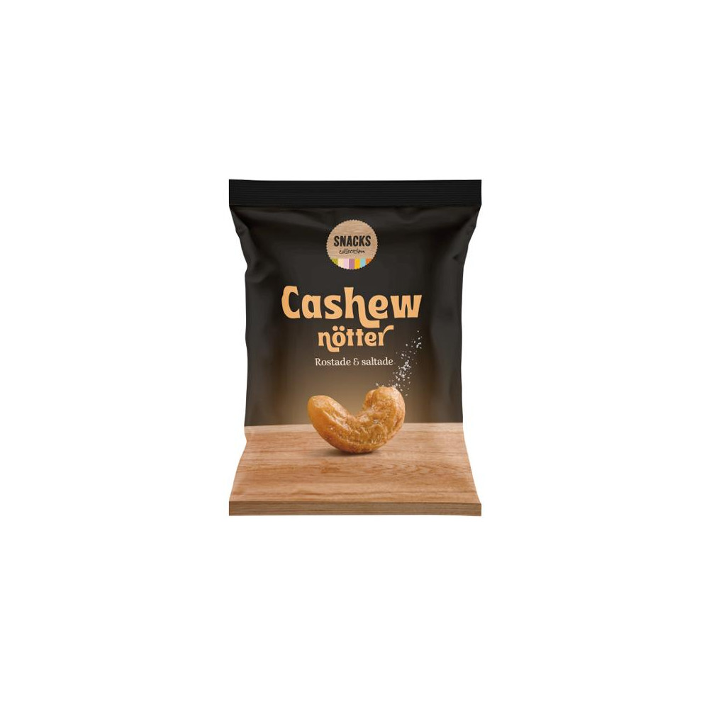 Produktbild för Nötter SNACKS Cashew rost/salt 275g