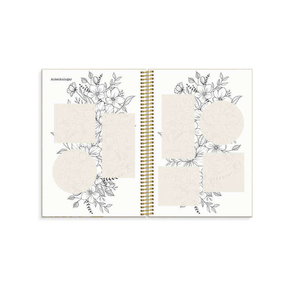 Produktbild för Kalender Life Planner Bloom 26/27
