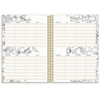 Produktbild för Kalender Life Planner Bloom 26/27